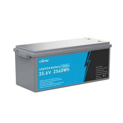 Piles au lithium au plomb de 24 V 100 Ah