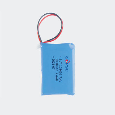 7.4V 1000mAh Jouets électroniques batterie au lithium
